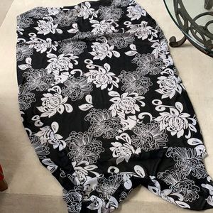 Black & White Sarong Wrap